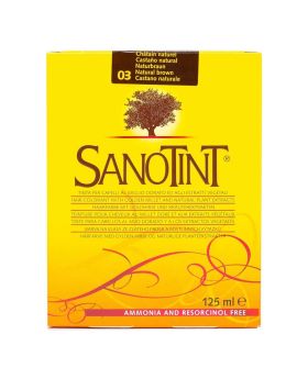 Sanotint Classic Ammonia Free Hair Color 03 Natural Brown 125ml