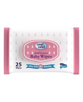 Cool & Cool Baby Wipes, Pack of 25's