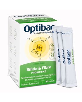Optibac Bifido And Fibre Probiotics Sachets 30's