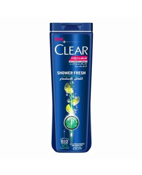 Clear Men Shower Fresh Anti-Dandruff Shampoo With Citrus Essence And Green Tea 400ml