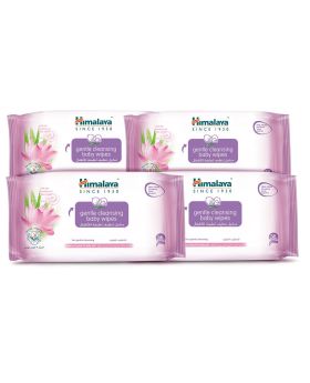 Himalaya Gentle Cleansing Baby Wipes 56's Pack of 4's