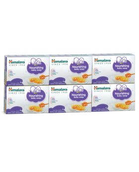 Himalaya Nourishing Baby Soap With Honey And Milk 125g, Pack of 6