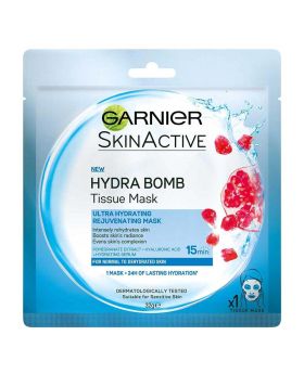 Garnier SkinActive Hydra Bomb Ultra Hydrating and Rejuvenating Facial Tissue Mask with Pomegranate Extract For Normal To Dehydrated Skin, 32g 1's
