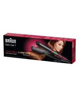 Braun Satin Hair 7 Hair Straightener With Color Saver And Iontec Technology Straightener ST750