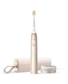 Philips Sonicare 9900 Prestige Rechargeable Electric Power Toothbrush With SenseIQ & AI-Powered Sonicare App, Colour Champagne - HX9992/21, Certified UAE 3 Pin