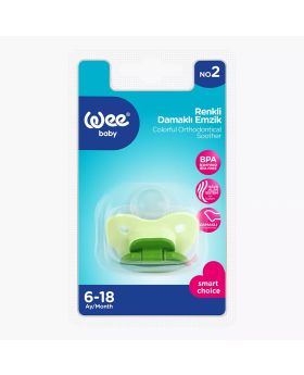 Wee Baby Opaque Body Orthodontical Soother For 6-18 Months Baby, Pack of 1's