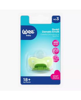 Wee Baby Opaque Body Orthodontical Soother For 18+ Months Baby, Pack of 1's