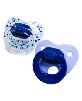 Wee Baby Twin Orthodontic Teat Soother For 6-18 Month Baby, Assorted Pack of 2's