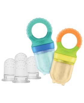 Wee Baby Fruit Feeder Set For 6 Months+ baby, Pack of 6 pieces