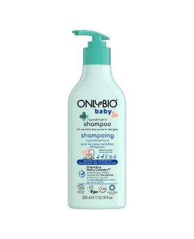 OnlyBio Baby Fragrance Free Hypoallergenic Shampoo For Newborn With Prebiotics Baby Complex 300ml