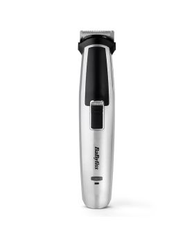 Babyliss 8 in 1 Titanium Cordless Multi Grooming Men’s Trimmer For Face & Body, Silver
