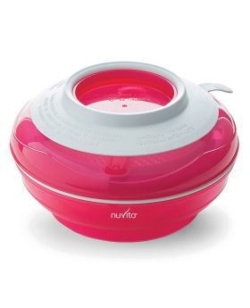 Nuvita Pappafacile 4-In-1 Multi-Use Food Processor Set - Pink