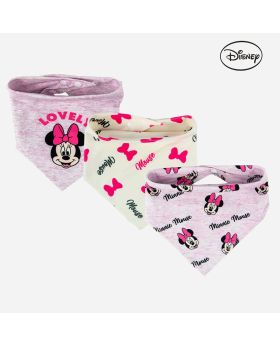 Disney Minnie Mouse Bandana Bib For Baby, Pack of 3's - TRHA15986B