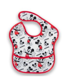 Disney Mickey Mouse Washable Waterproof Bib For 6+ Months Baby, Pack of 1's