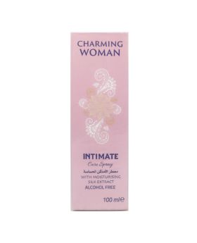 Charming Woman Alcohol-Free Intimate Care Spray Pink With Moisturizing Silk Extract 100ml