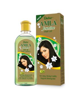 Dabur Amla Jasmine Hair Oil For Long, Strong, Fragrant & Shiny Hair 300ml