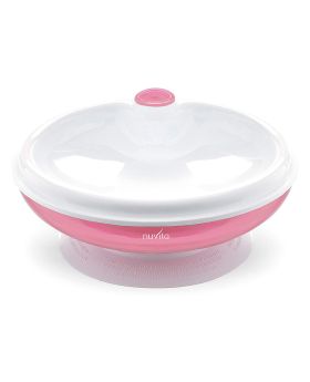 Nuvita Warm Plate With Hot Water Reservoir For 6+ Months Baby, Pink, Pack of 1's