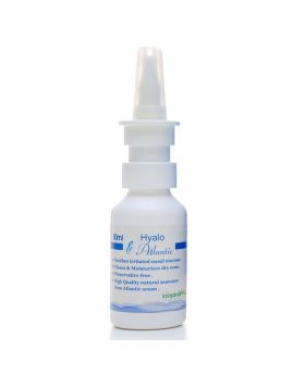 Hyalo Atlantic Isotonic Seawater Nasal Spray With Hyaluronic Acid & Aloe extract 30ml