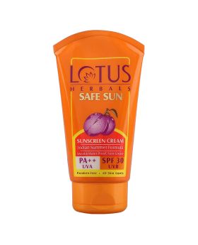 Lotus Herbals Safe Sun Sunscreen Cream Indian Summer Formula SPF 30 Pa++ 100g
