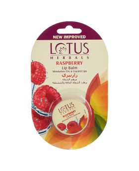 Lotus Herbals Raspberry Lip Balm For Dry And Cracked Lips 5g