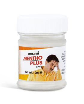 Emami Mentho Plus Balm for Head Ache Relief 9ml