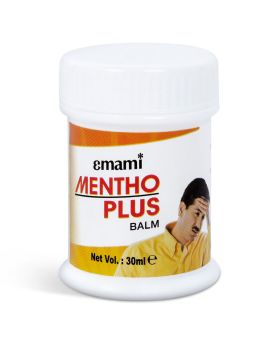 Emami Mentho Plus Balm for Head Ache Relief 30ml