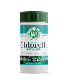 Green Foods Pure Organic Chlorella Powder 60g