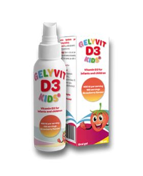 Gelyvit D3 Kids Natural Vitamin D3 Strawberry Flavor Oral Spray 28ml
