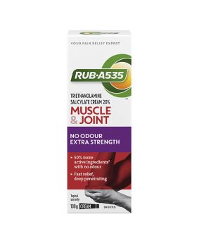 Rub.A535 Extra Strength No Odour Cream For Muscle and Joint Pain Relief 100g