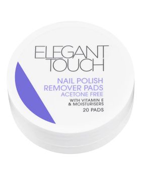 Elegant Touch Acetone Free Nail Polish Remover Pads, Pack of 20's