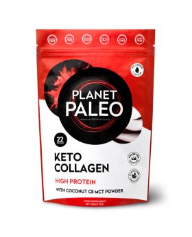 Planet Paleo High Protein Keto Collagen with Coconut C8 MCT Powder 220g, 22 Servings