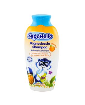 Saponello Delicate Bodywash Shampoo Apricot For Children 400ml