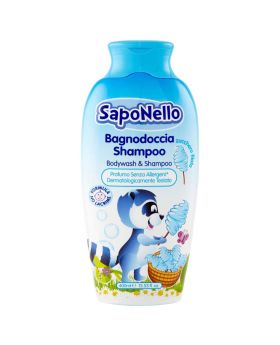 Saponello Delicate Bodywash Shampoo Cotton Candy For Children 400ml