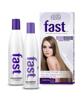 Nisim FAST Fortified Amino Scalp Therapy 300ml Sulfate Free Shampoo & Conditioner, Pack of 2's