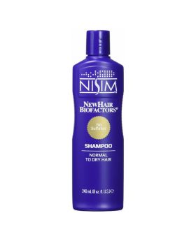 Nisim NewHair Biofactors Sulphate Free Shampoo For Normal To Dry Hair 240ml