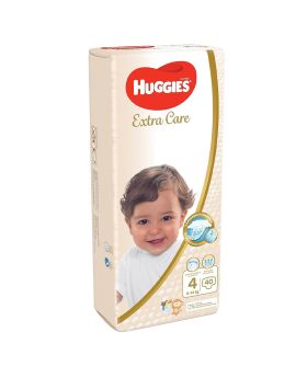 Huggies Extra Care Baby Diapers, Size 4, For 8-14kg Baby, Pack of 40's - Special Price