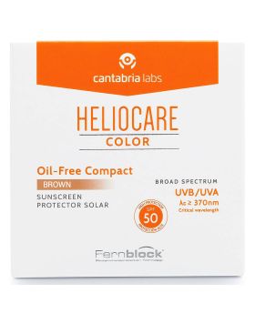 Heliocare Color Oil-Free Compact With Broad Spectrum Sunscreen SPF50 - Brown 10g