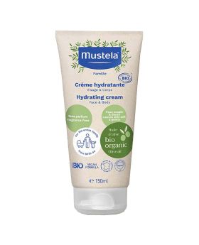 Mustela Bio Organic Hydrating Baby Cream For Face And Body 150ml