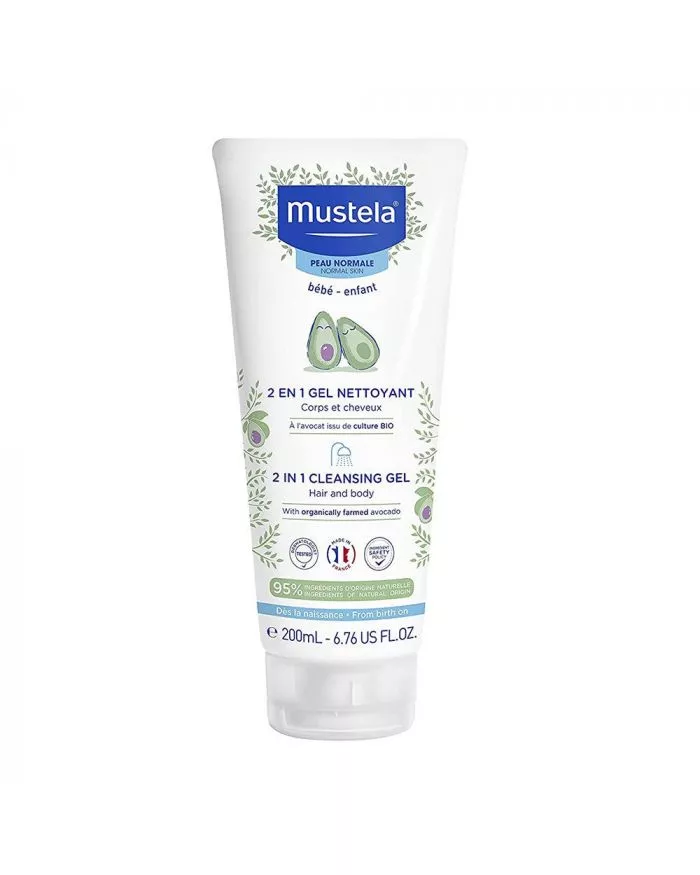 Mustela baby hair discount and body wash