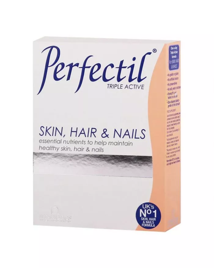 Buy Vitabiotics Perfectil Skin, Hair & Nails Triple Active Supplement  Tablets, Pack of 30's Online at Best Price in UAE | Aster Online