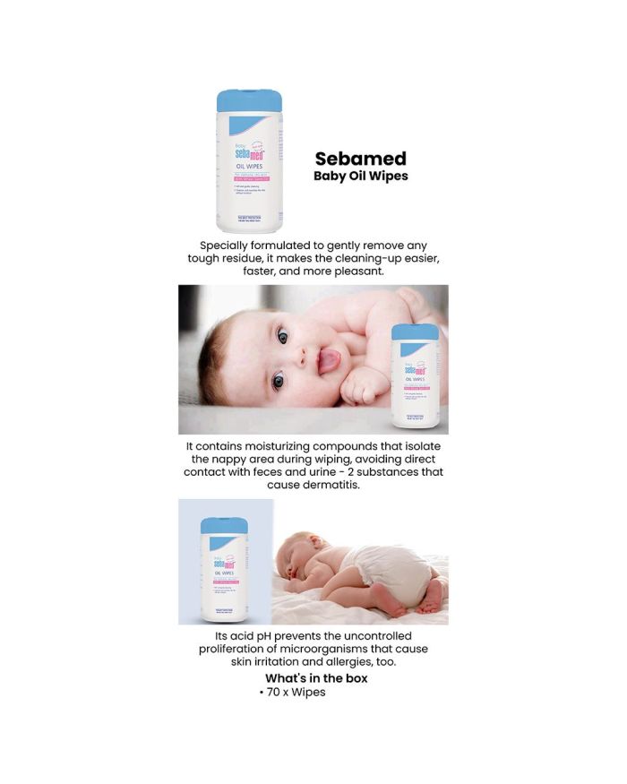 Sebamed baby hot sale oil wipes