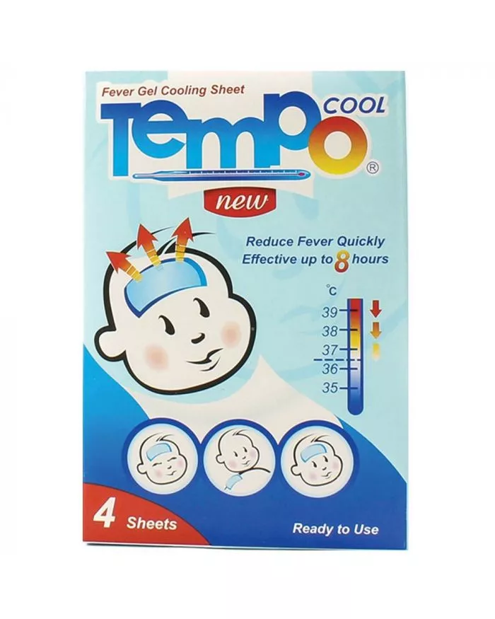 16 Sheets Baby Cool Pads for Kids Fever Discomfort & Pain Relief