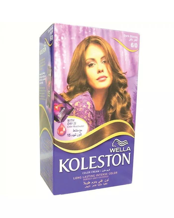 Buy Wella Koleston Color Cream Dark Blonde 6/0 Online at Best Price in UAE  | Aster Online