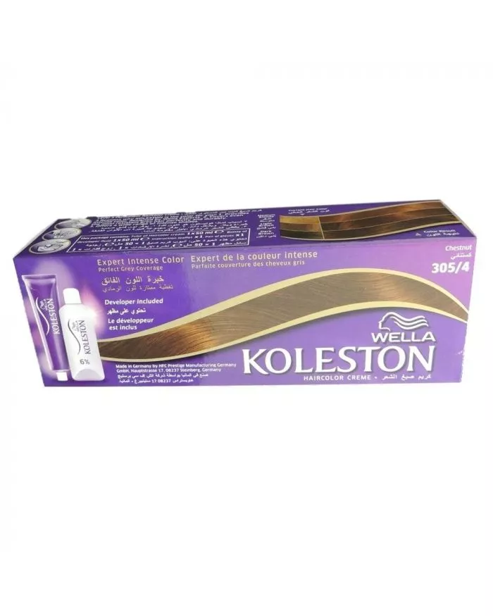 Buy Wella Koleston Hair Color Cream Chestnut 305/4 Online at Best Price in  UAE | Aster Online