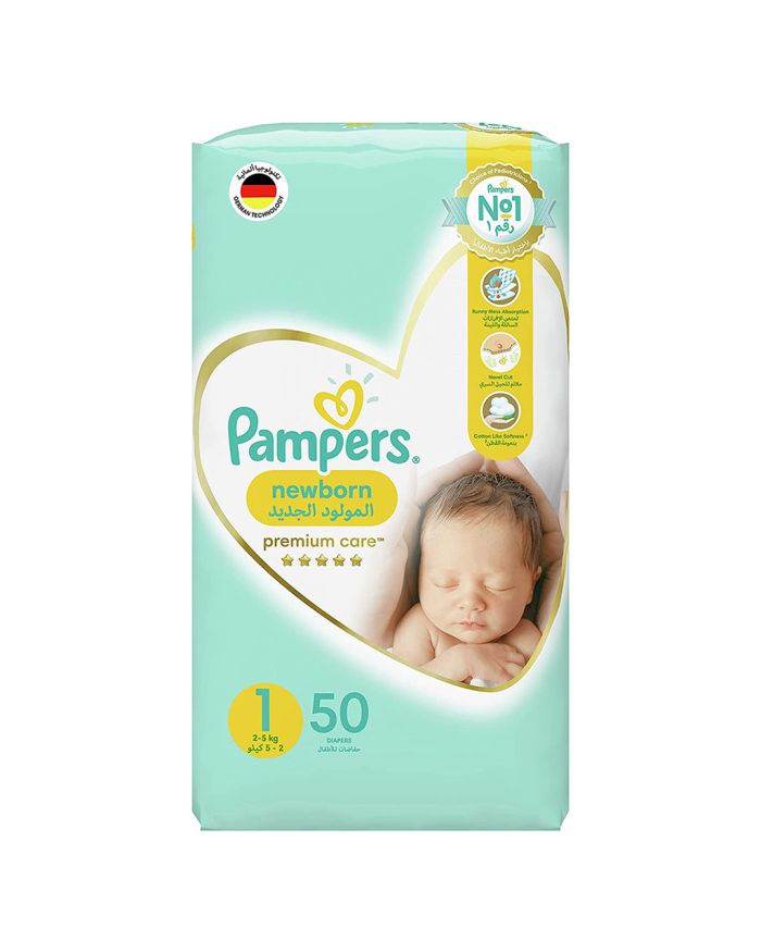 Pampers New Baby Size 1, 50-Count : : Health