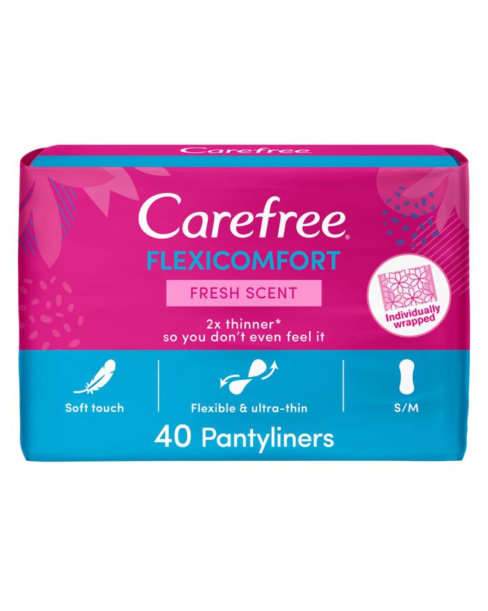 Carefree Cotton Feel Fresh Single Wrapped Pantyliners 20s, Medicina  Pharmacy – Medicina Online Pharmacy