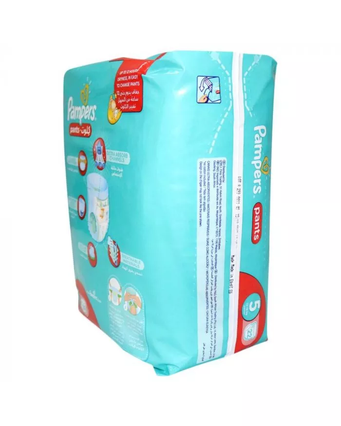 Buy Pampers Baby-Dry Pants Diapers With Aloe Vera Lotion Size 5