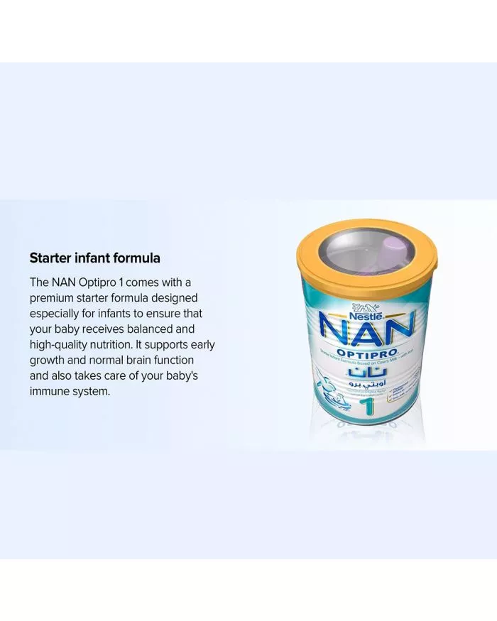 NAN OPTIPRO 1, Starter Infant Formula Powder From Birth 400g - WELLNESS PRO