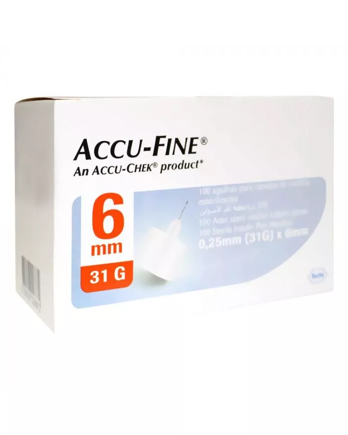 Accu-Fine Insulin Pen Needles – pack of 100 (4mm, 5mm, 6mm and 8mm