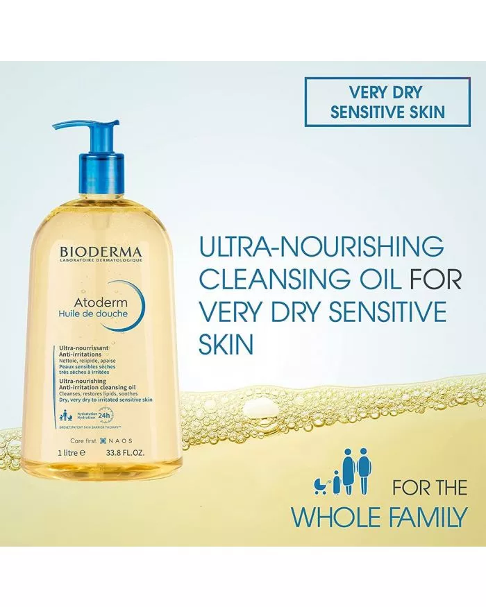 Atoderm Shower Oil  Ultra-nourishing, cleansing oil, for dry skin